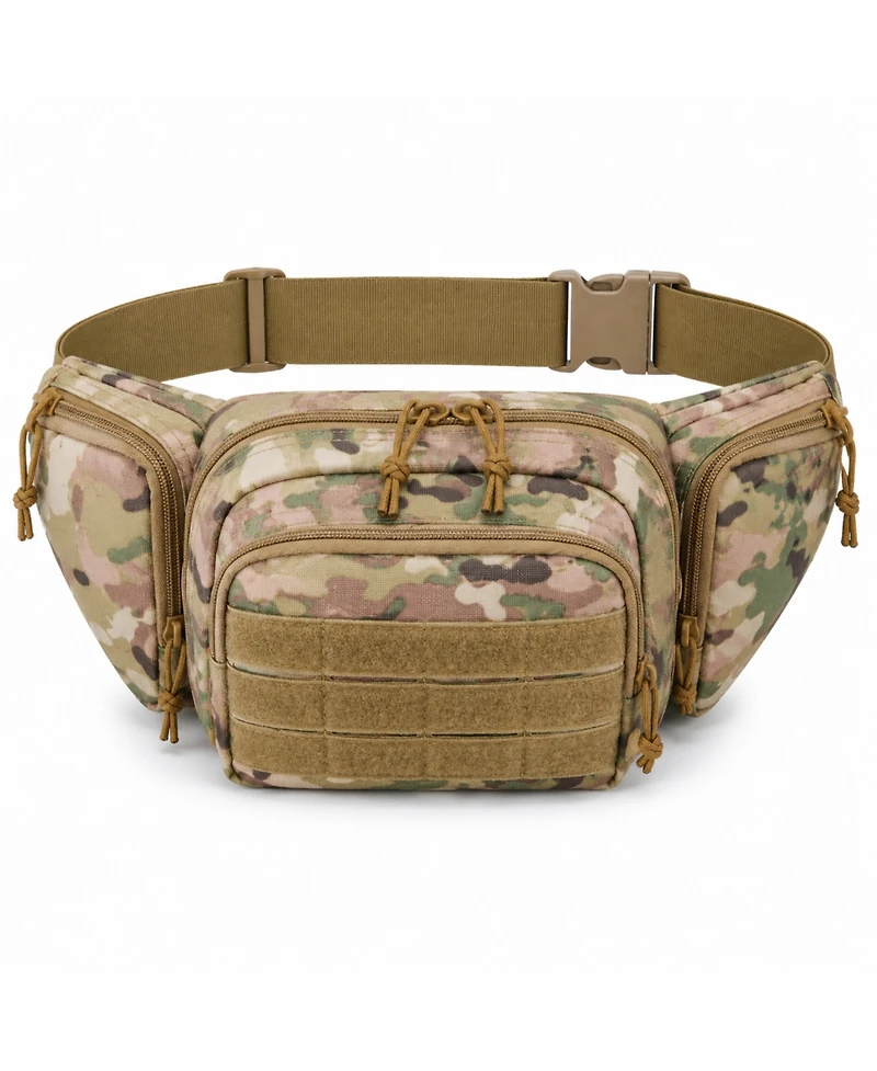 Seamless Outdoors Military Tactical Fanny Pack - Camouflage Waist Bag for Hiking, Hunting and Outdoor Sports