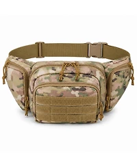 Seamless Outdoors Military Tactical Fanny Pack - Camouflage Waist Bag for Hiking, Hunting and Outdoor Sports