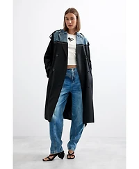 Desigual Women's Long trench coat