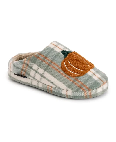 Muk Luks Women's Punch Needle Fall Halloween Novelty Scuff Slipper