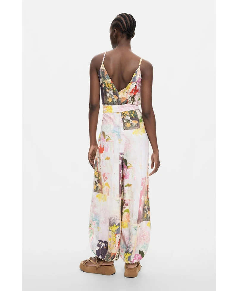 Desigual Women's Printed Long Jumpsuit