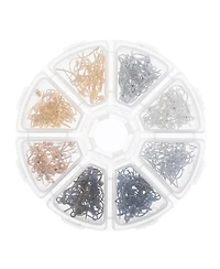 John Bead 8-Slot Ear Wires Jewelry Findings Kit Assortment, 240pcs