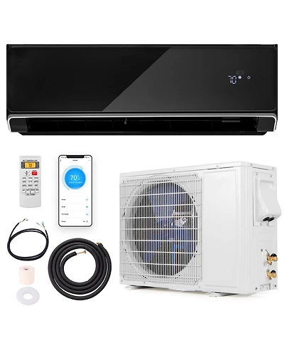 Gymax Btu Mini Split Air Conditioner and Heater SEER2 208-230V Ac Unit