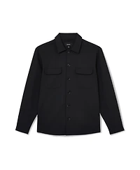 Reiss Men's Peshi Button Through Twin Pocket Overshirt