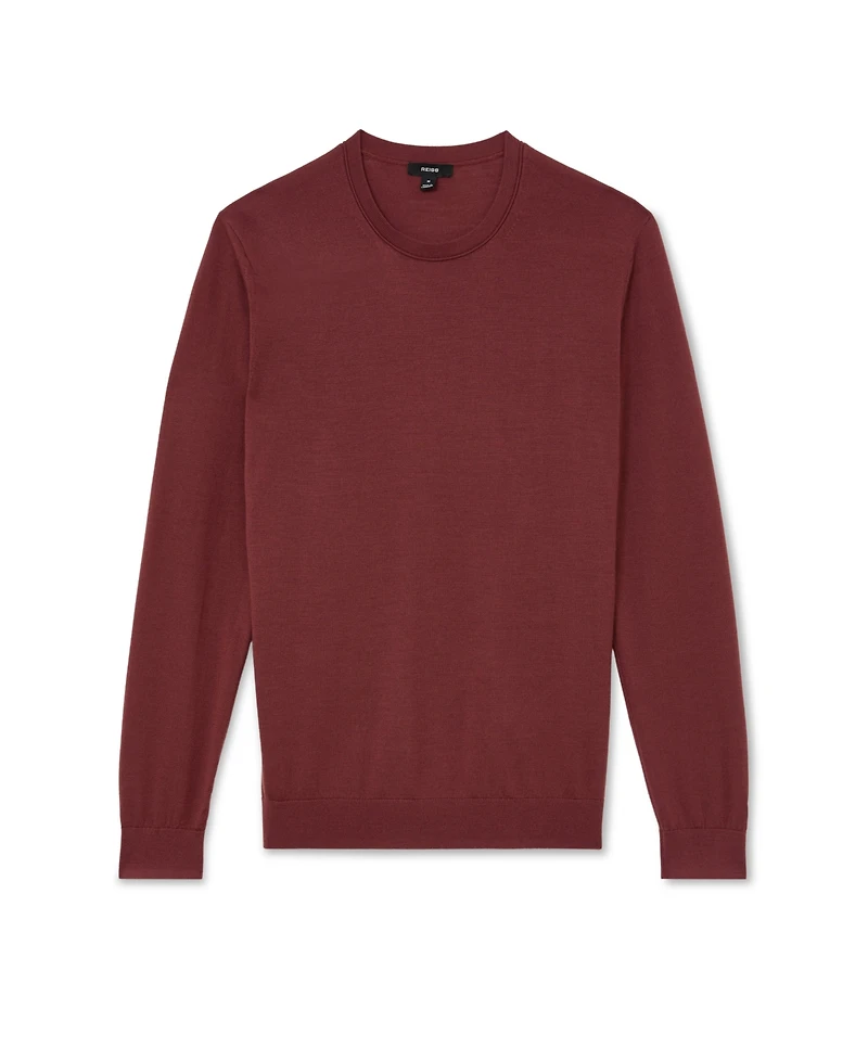 Reiss Men's Wessex Crew Merino Wool Jumper