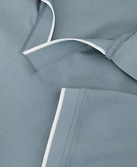 Reiss Men's Nico Airwater Cotton Tipped Open Collar Polo Shirt