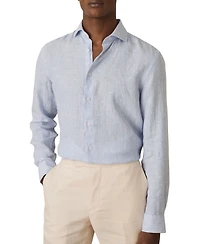 Reiss Men's Ruban Linen Shirt