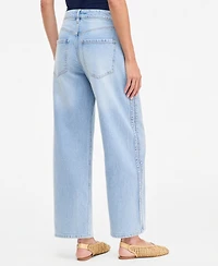 On 34th Women's Mid-Rise Side-Stripe Curve Leg Jeans, Macy's Exclusive