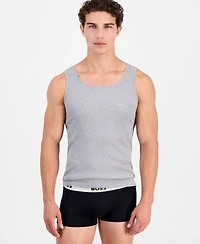 Boss by Hugo Men's Ribbed Tank Tops, Pack of 3