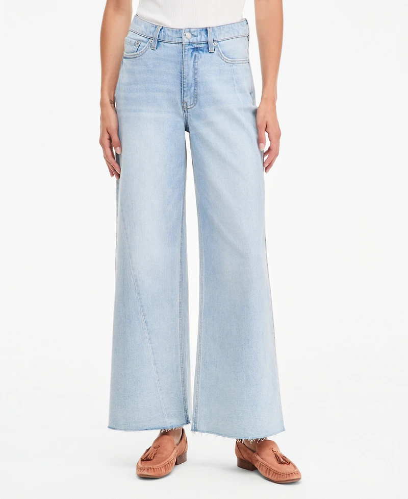 On 34th Women's High-Rise Twist Seam Wide-Leg Jeans, Regular & Short, Macy's Exclusive