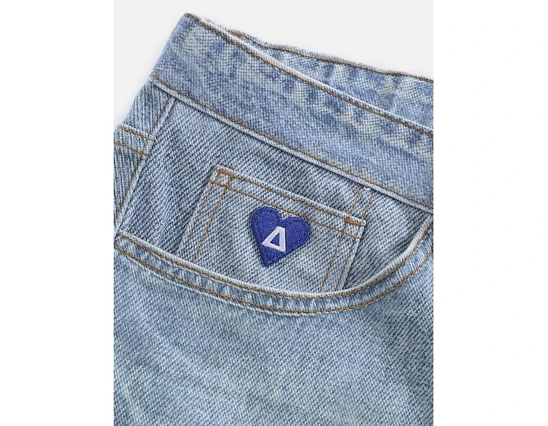 Aelfric Eden Men's Inverted Graphic Baggy Barrel Jeans