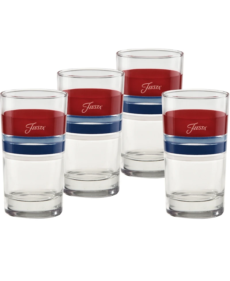 Fiesta Americana Juice Glasses, Set of 4