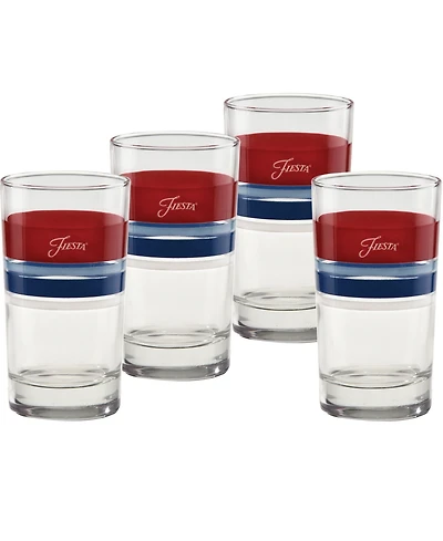 Fiesta Americana Juice Glasses, Set of 4