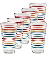 Fiesta Vibrant Tapered Cooler Glasses, Set of 6