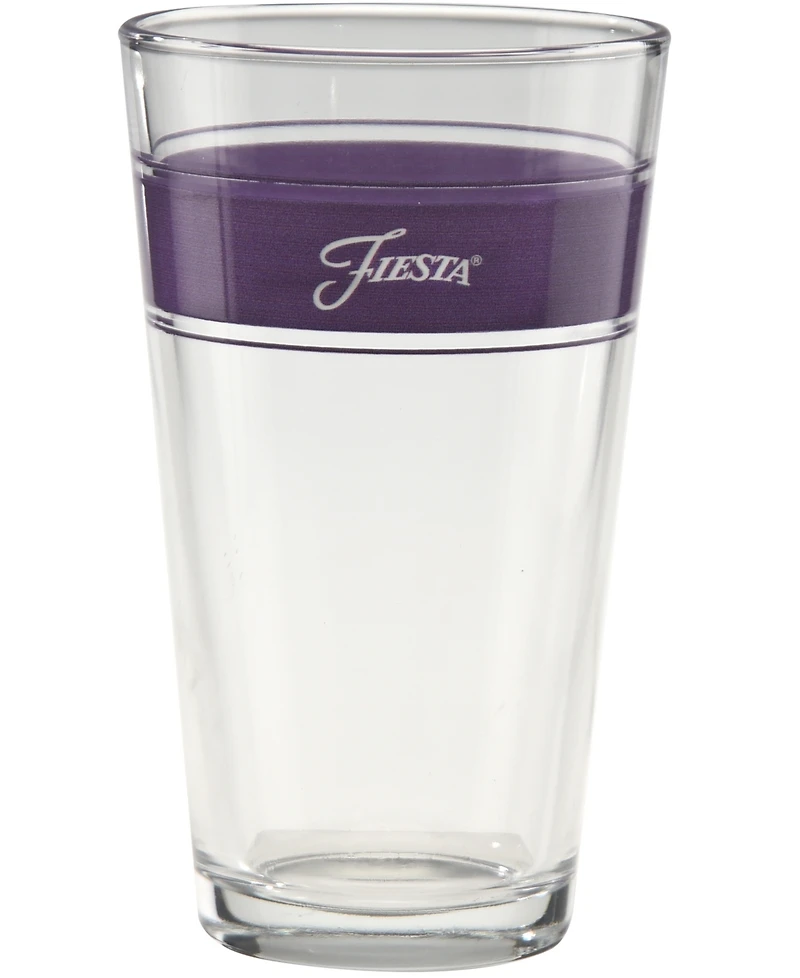 Fiesta Lavender Frame Tapered Cooler Glasses, Set of 6