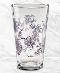 Fiesta Botanical Floral Lavender Tapered Cooler Glasses, Set of 6