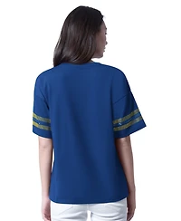 G-iii 4Her by Carl Banks Women's Royal Kyle Larson Fan Catch T-Shirt