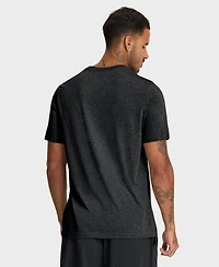 Nike Men's Heather Black Baltimore Orioles Stacked Tri-Blend T-Shirt