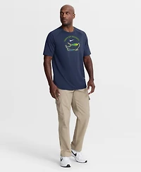 Nike Men's Navy Tampa Bay Rays Authentic Collection Batting Practice Pre-Game Raglan Dri-fit T-Shirt