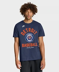 Nike Men's Navy Detroit Tigers Cooperstown Collection T-Shirt