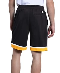 Starter Men's Black Pittsburgh Steelers Power Play Mesh Shorts