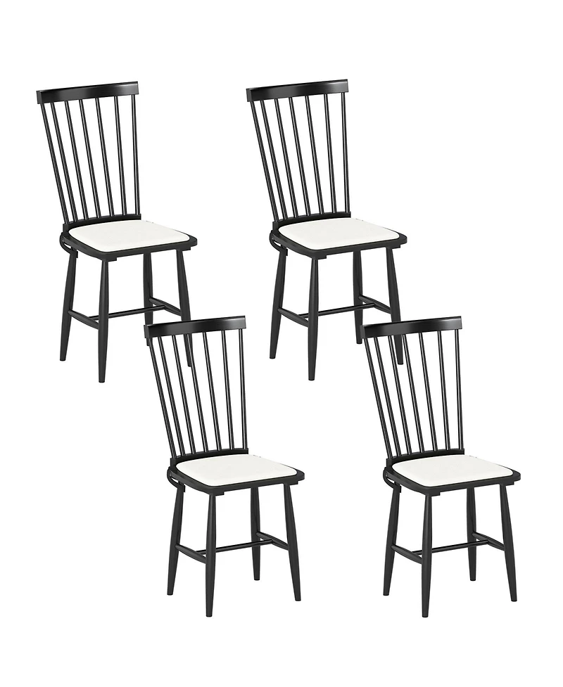 Costway Dining Chairs with Removable Seat Cushions for Room, Kitchen
