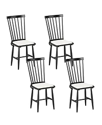 Costway Dining Chairs with Removable Seat Cushions for Room, Kitchen