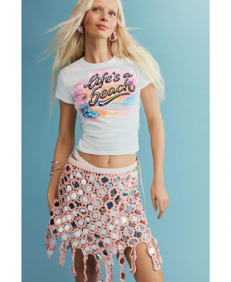 Desigual Women's Short pareo mirrors