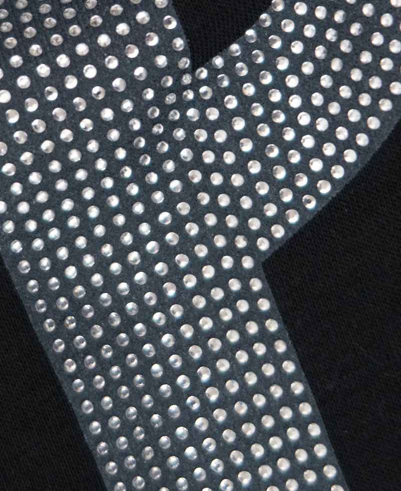Starter Women's Black Washington Commanders Rhinestone Relaxed Hoodie