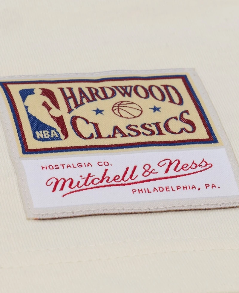 Mitchell & Ness Men's Cream Minnesota Timberwolves Hardwood Classics Chainstitch Premium T-Shirt