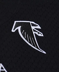 Mitchell & Ness Men's Black Atlanta Falcons Head Coach Mesh Full-Button Fashion Jersey