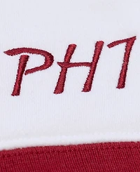 Mitchell & Ness Men's White Philadelphia Phillies Cooperstown Collection Fleece Hoodie