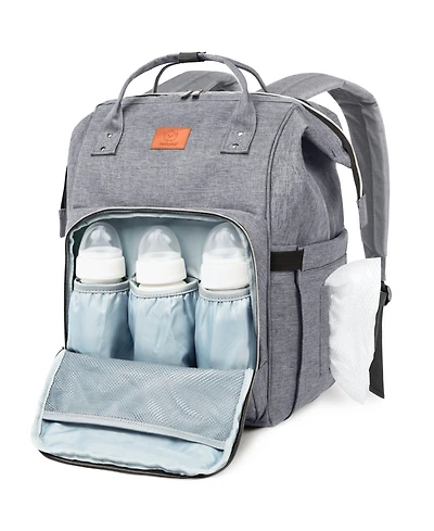 KeaBabies Original Diaper Bag Backpack, Multi-Functional Baby Bags with Changing Pad