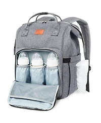 KeaBabies Original Diaper Bag Backpack, Multi-Functional Baby Bags with Changing Pad