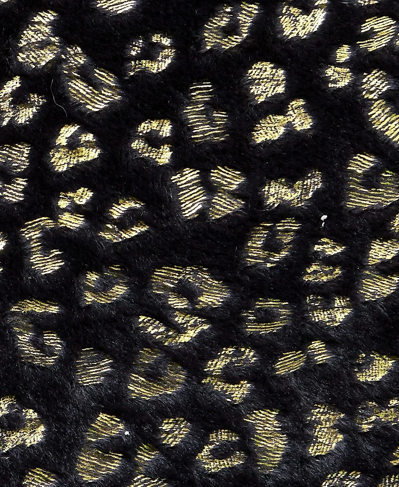 Juicy Couture Metallic Leopard Foil Print Runner Rug, 72" x 24"