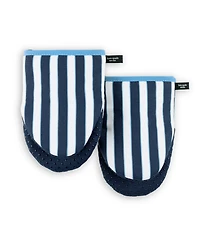kate spade new york Botanical Stripe Mini Oven Mitt, 2-Pack