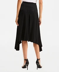 I.n.c. International Concepts Women's High-Waisted Midi Jacquard Skirt, Macy's Exclusive