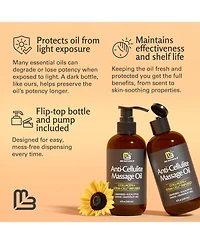 M3 Anti-Cellulite Massage Oil, Grapefruit & Lemon | 8oz