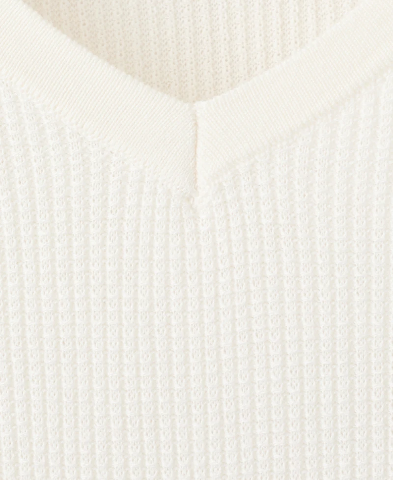 Mango Men's Cotton-Lyocell Knit Polo Shirt
