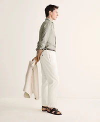 Mango Men's Cotton Regular-Fit Pants