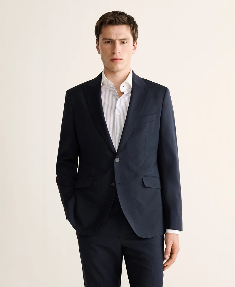 Mango Men's Wool Venice Suit Jacket