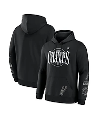 Fanatics Men's Black San Antonio Spurs 2026 Nba Champions Elevated Legacy 2-Hit Pullover Hoodie