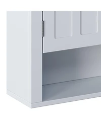Midola Bathroom Wall Storage Cabinet, Multi -functional Wall Mounted Cabinet with Adjustable Shelves for Laundry Room and Kitchen and Living Room