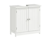 Busdays 24 Inch Under Sink Storage Cabinet with 2 Doors and Shelves Pedestal Sink Bathroom Vanity Furniture