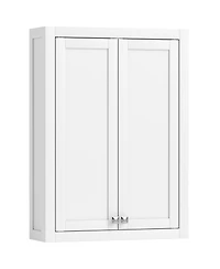 Busdays Wall Mounted Modern Bathroom Cabinet with 2 Doors and 2 Adjustable Shelves