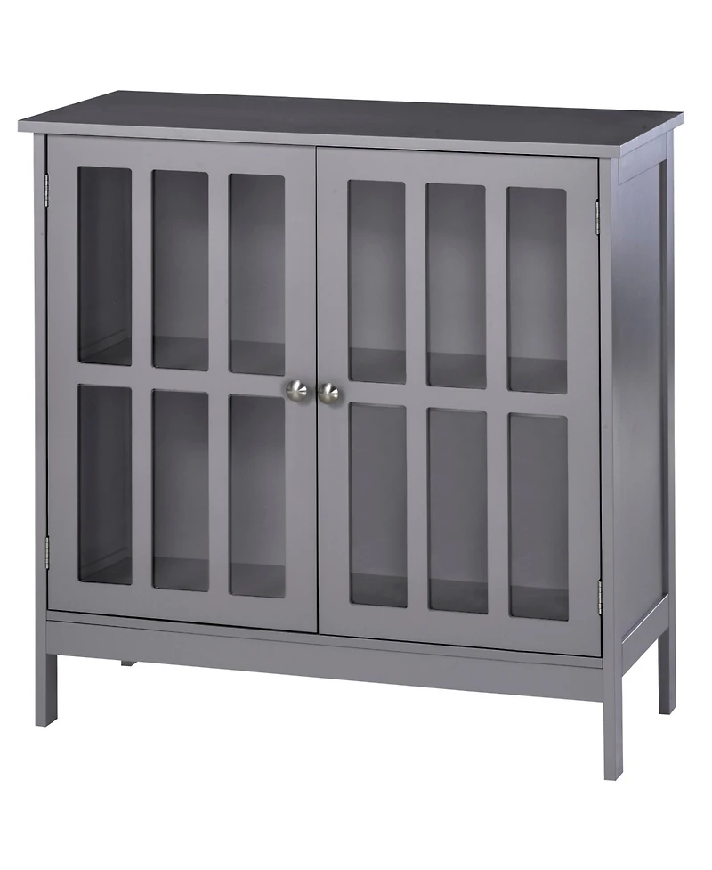Busdays Contemporary Storage Cabinet Cupboard Buffet Credenza with 2 Doors for Kitchen Hallway Living Room
