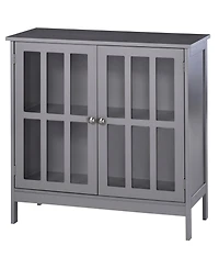 Busdays Contemporary Storage Cabinet Cupboard Buffet Credenza with 2 Doors for Kitchen Hallway Living Room