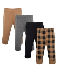 Hudson Baby Boys Cotton Pants and Leggings, Plaid