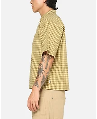 Carre Men's Checkered Boxy Button Up Shirt