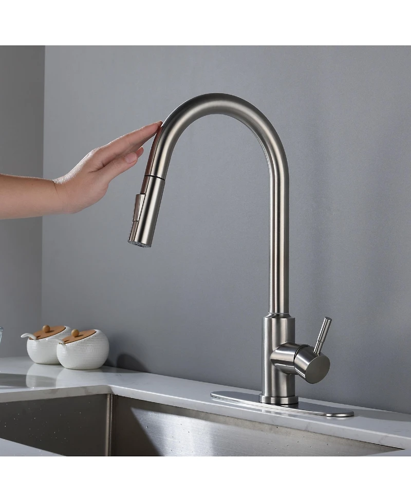 Phying Touch Kitchen Faucet with Pull Down Sprayer